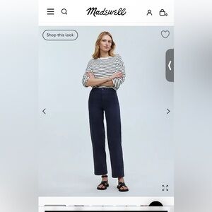 Madewell Emmett Wide Leg Crop